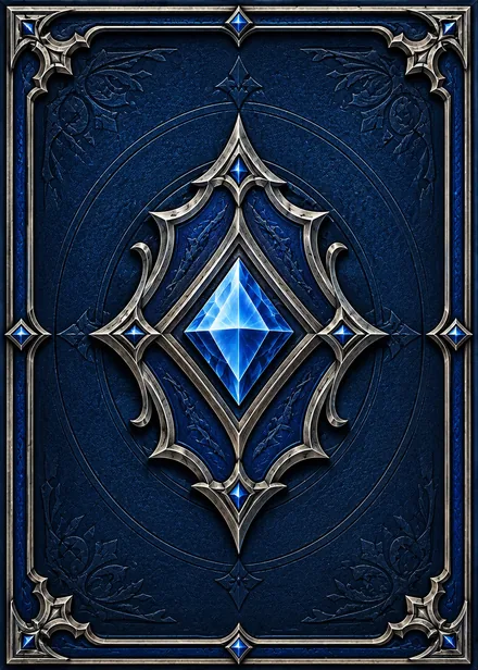Diamond rank card back